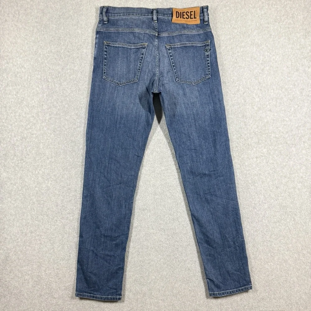 Diesel D-Fining Jeans‎ Men 29x30 Blue Regular Tapered Stretch Medium Wash 09A80